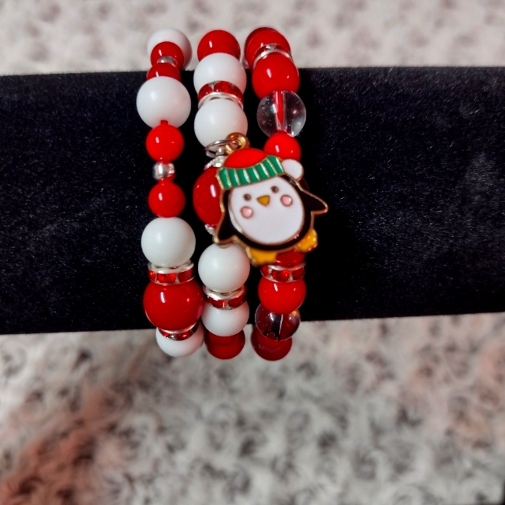 Christmas Stacking Bracelets